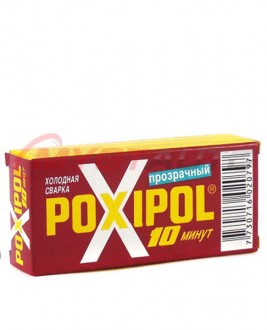 POXIPOL клей эпоксидный 14 мл, прозрачный 