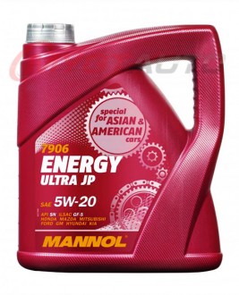 MANNOL Energy Ultra JP 5W-20 4 л