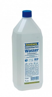 Дистиллированная вода RAVENOL destilliertes Wasser 1 л