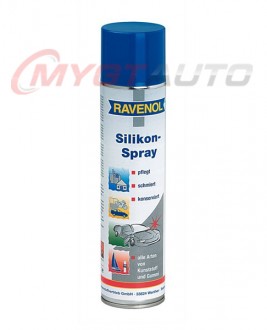 Силиконовый очиститель смазка RAVENOL Silikon-Spray 0,4 л
