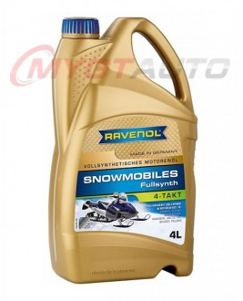 Масло для снегоходов RAVENOL Snowmobiles 4-Takt Fullsynth 4 л