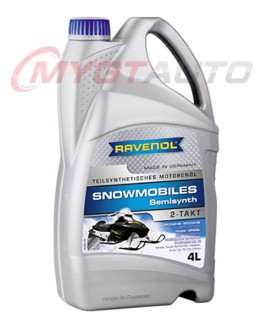 Масло для снегоходов RAVENOL Snowmobiles Teilsynth. 2-Takt 4 л