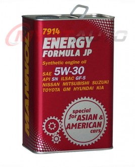 MANNOL Energy Formula JP 5W-30 (металл) 4 л