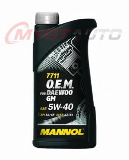 MANNOL O.E.M. Daewoo GM 5W-40 1 л