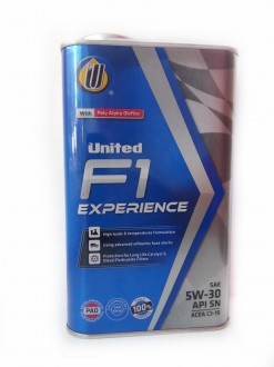 UNITED F1 EXPERIENCE 5W-30 SN/CF 1 л