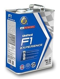 United F1 EXPERIENCE 5W-30 SN/CF 4 л