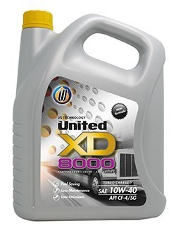 United XD 8000 10W-40 CF-4/SG 4 л
