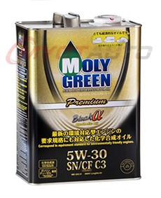 MOLY GREEN Premium BLACK SN･GF-5 5W-30 4 л