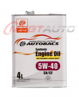 AUTOBACS ENGINE OIL SYNTHETIC 5W-40 SN/CF 4 л