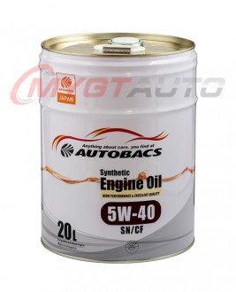 AUTOBACS Synthetic Engine Oil 5W-40 SN/CF 20 л