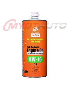 AUTOBACS ENGINE OIL 0W-16 SN SYNTHETIC 1 л