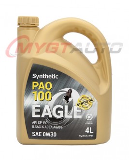 EAGLE PAO-100 SYNTHETIC 0W30 API SP 4L