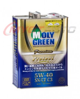 MOLY GREEN Premium PROTECT SN･CF 5W-40 4 л