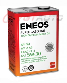 ENEOS Super Gasoline 100% Syntetic SM 5W-30 4 л