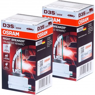 OSRAM D3S 42V-35W (PK32d-5) 4300K Xenarc Night Breaker Unlimited