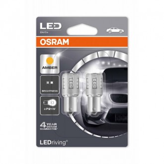 OSRAM P21W 12V-LED 2,0W (BA15s) Amber LEDriving standart