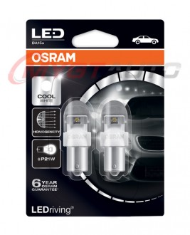 OSRAM P21W 12V-LED 4,0W (BAU15s) 6000K Cool White LEDriving premium