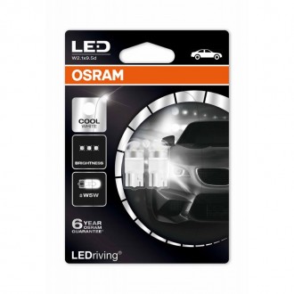 OSRAM W5W 12V-LED 1,0W (W2,1x9,5d) 6000K Cool White LEDriving premium