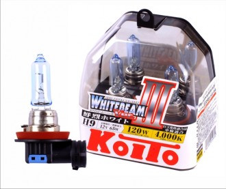 Автолампа KOITO H9 12V 65W (120W) (Other Brand) Whitebeam III 4200K - 2шт (P0759W)