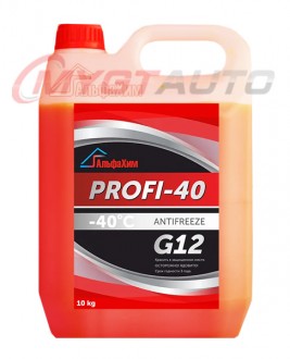 Антифриз PROFI G12 -40 красный 10 кг  